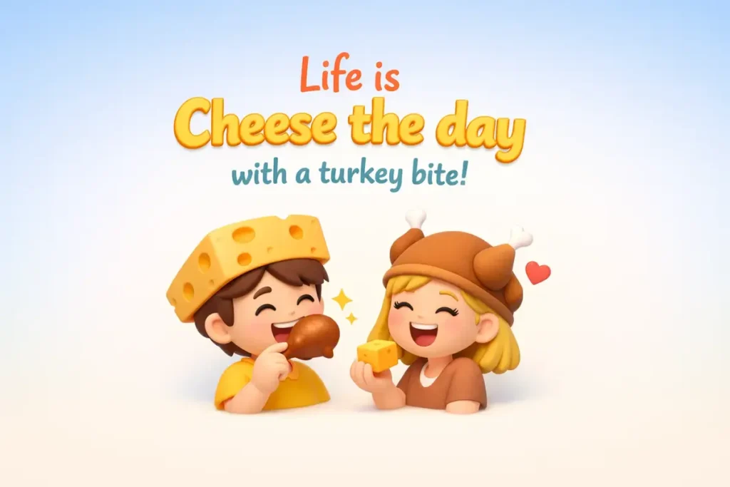 Short Cheesy Turkey Sandwich Puns