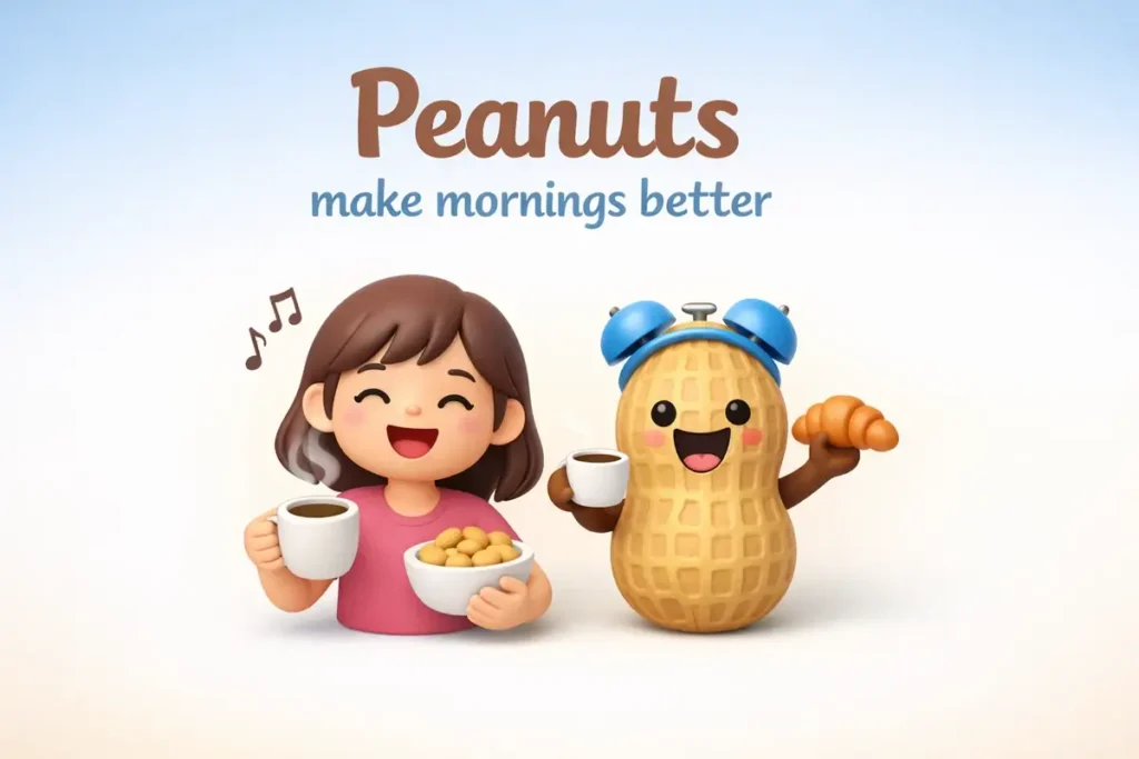 Cheeky Peanut Food Puns