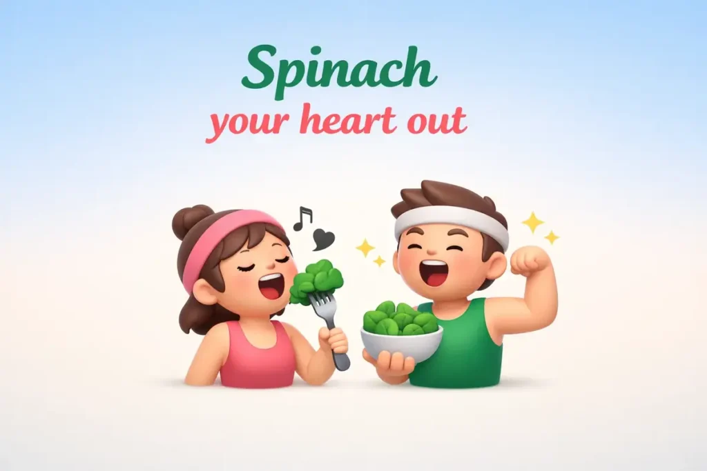 Hilarious Social Media Spinach Puns