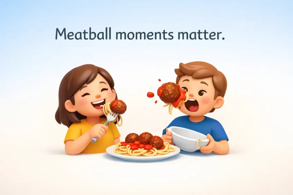 Short Meatball Puns Captions