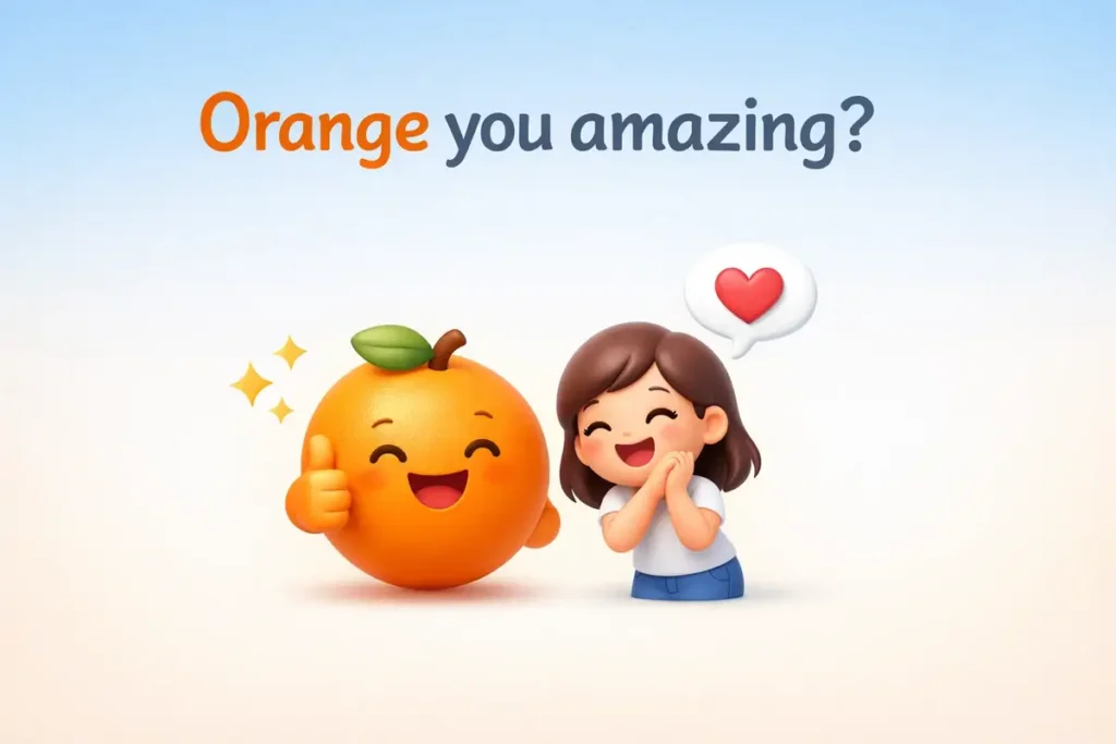 Cheesy Orange One-Liners