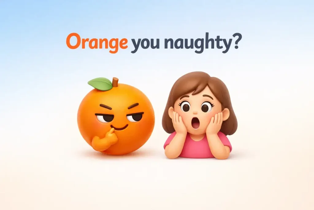 Orange Puns Dirty
