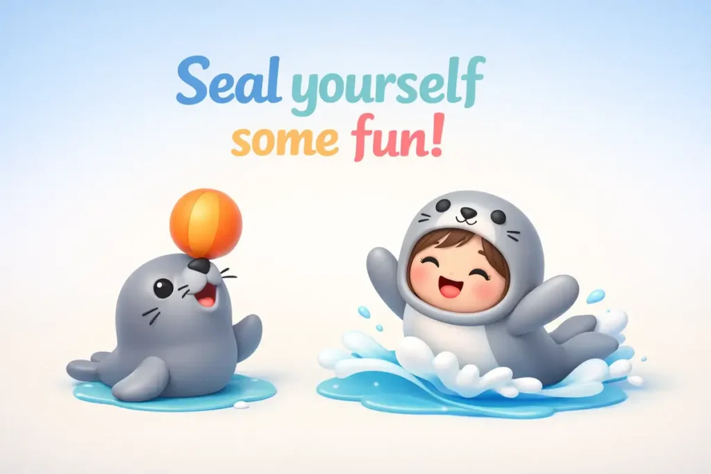 Cute Seal Puns for Kids