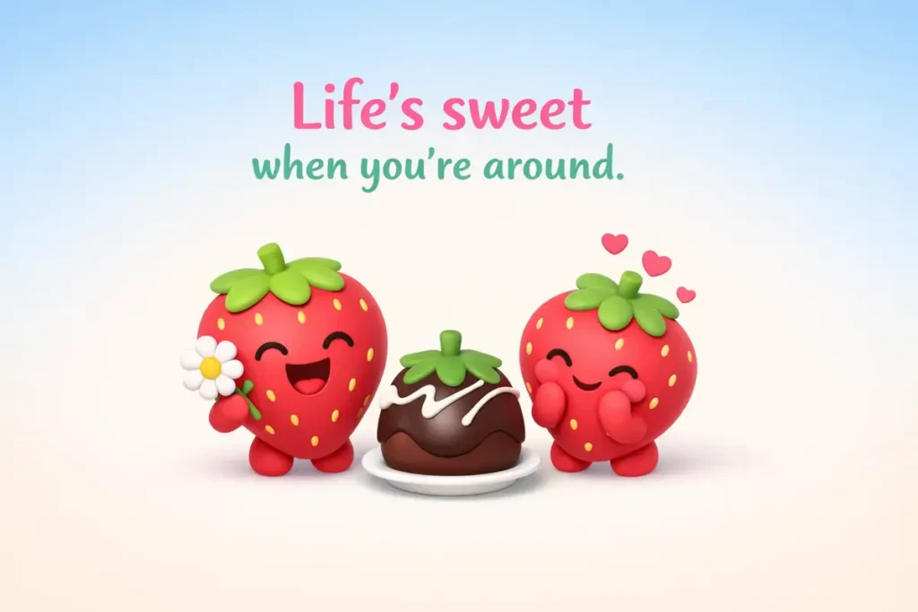 Cheesy Strawberry One-Liners