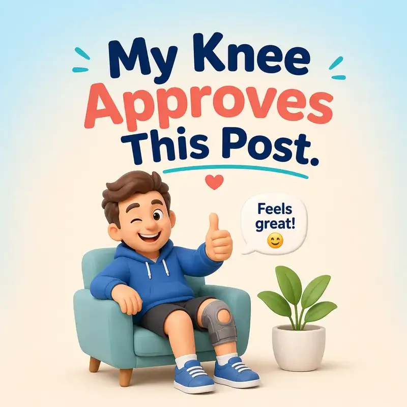 knee replacement puns for social media