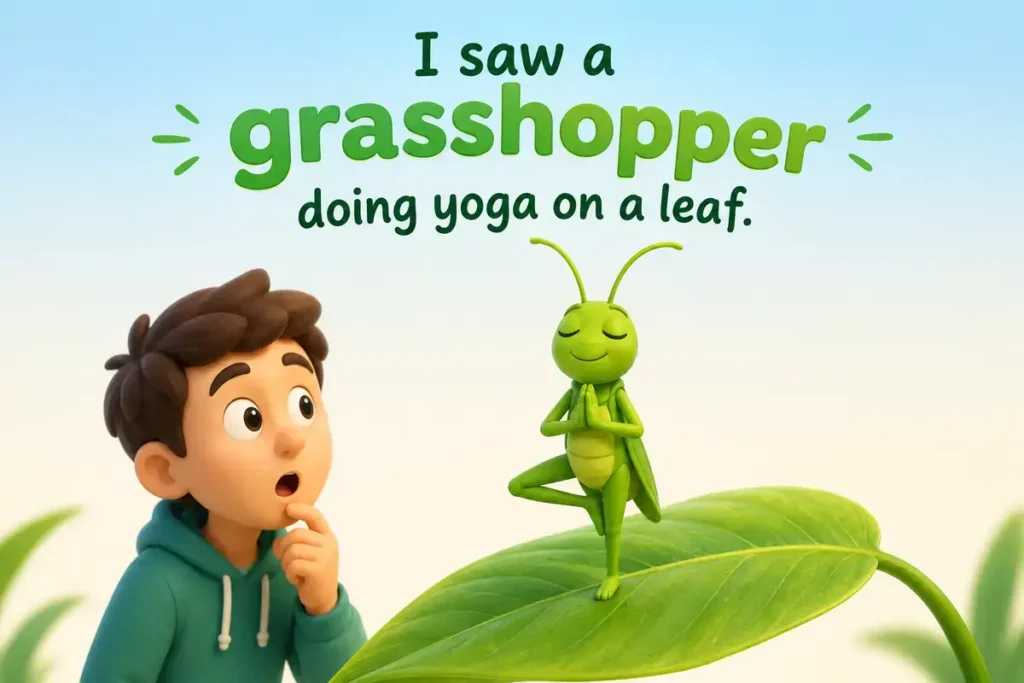 Grasshopper Puns One Liners
