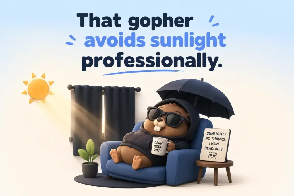 Funny Gopher Puns