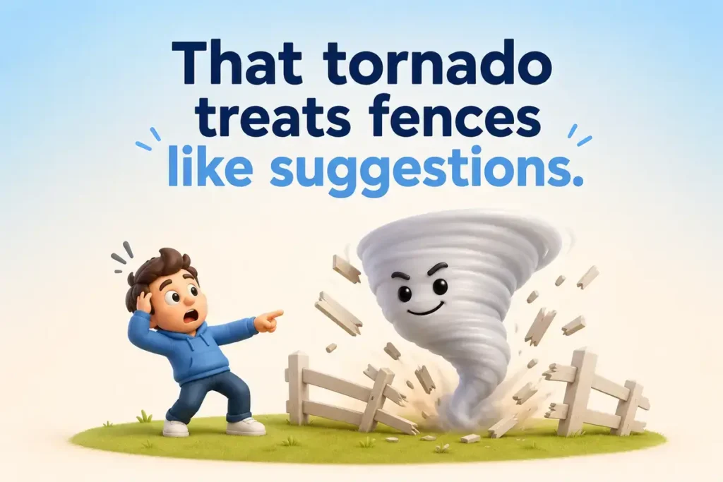 Tornado Puns One Liners