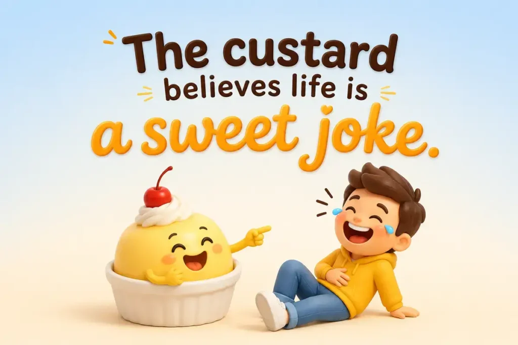 Funny Custard Puns