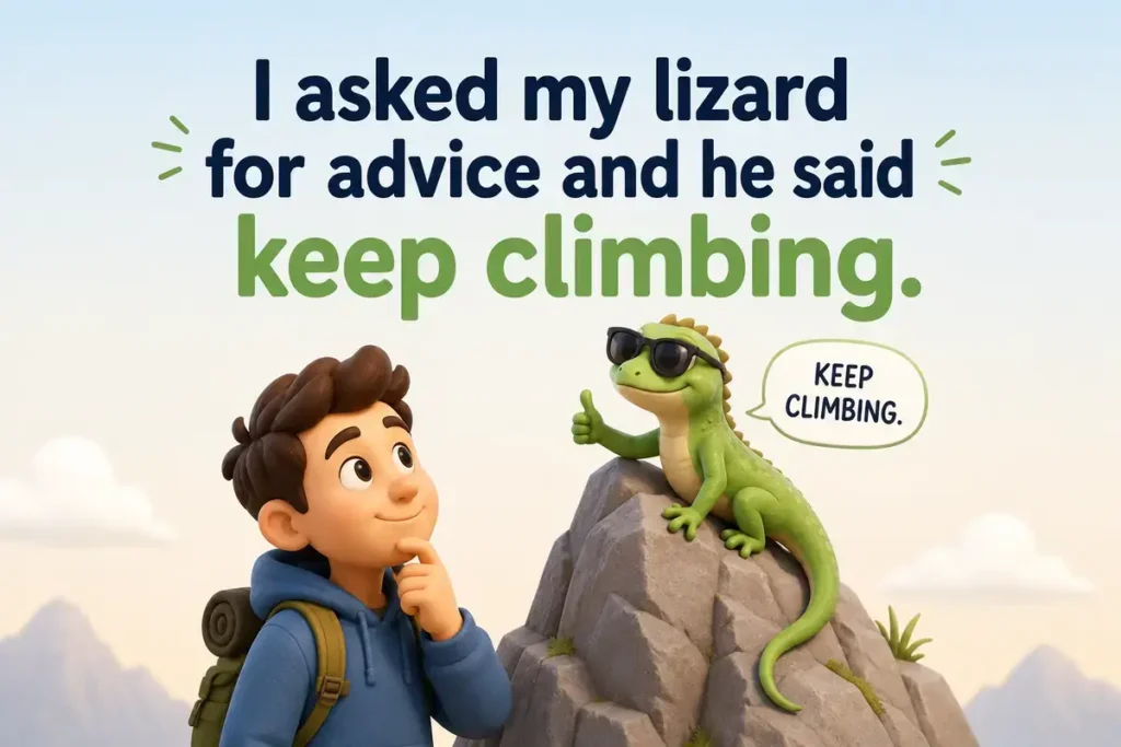 Lizard Puns One Liners