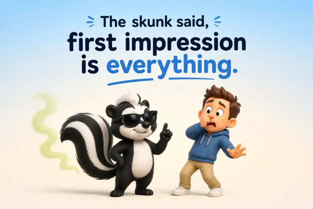 Skunk Puns One Liners